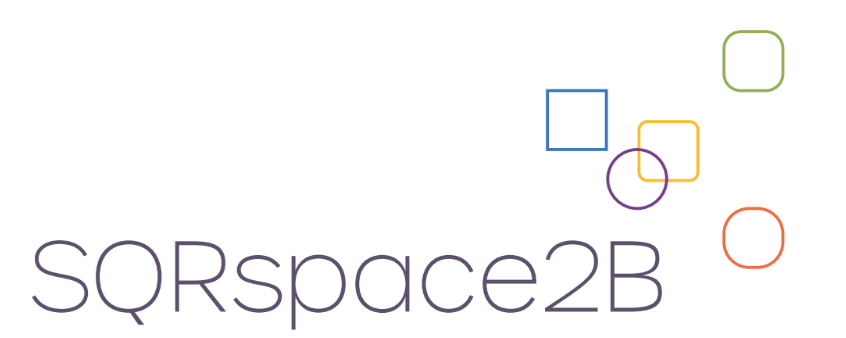 SQR SPACE2B logo